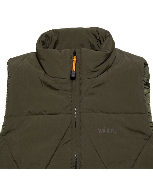 HAIGHT（ヘイト）の「ヘイト [HAIGHT] × グラインドロッジ [GRINDLODGE] - ベスト [DELTA QUILT VEST ft.GRINDLODGE HTGL-252001]（ダウンベスト・メンズ・パープル/ブラック・LARGE/MEDIUM/X-LARGE）」の3枚目の写真