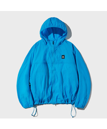 PHYSICAL DEPARTMENT（フィジカル デパートメント）の「サンセットラベルライトウェイトウィンドブレーカー_ブルー（ナイロンジャケット）」