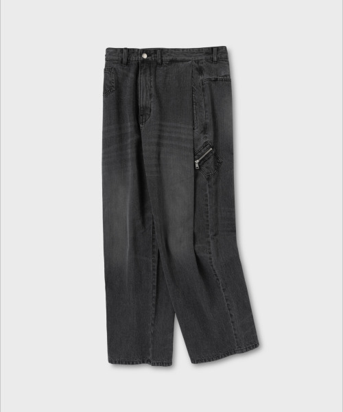 NONBLANK(ノンブランク)の「ウォッチポケットデニムパンツ_GREY(デニムパンツ・メンズ・グレー・MEDIUM/LARGE/X-LARGE)」の3枚目の写真