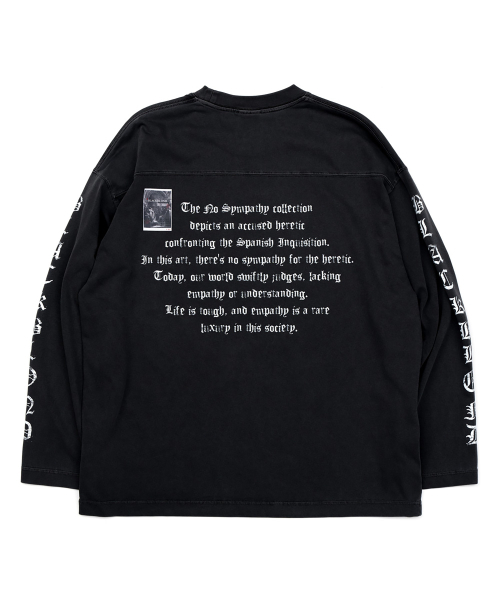 BLACK BLOND(ブラック ブロンド)の「ビビディ クラッシュドフェイス 長袖Tシャツ (ブラック)(Tシャツ/カットソー・レディース・その他・SMALL/MEDIUM/LARGE/X-LARGE/XX-LARGE)」の3枚目の写真