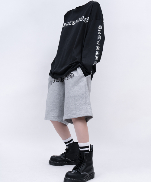 BLACK BLOND(ブラック ブロンド)の「ビビディ クラッシュドフェイス 長袖Tシャツ (ブラック)(Tシャツ/カットソー・レディース・その他・SMALL/MEDIUM/LARGE/X-LARGE/XX-LARGE)」の9枚目の写真