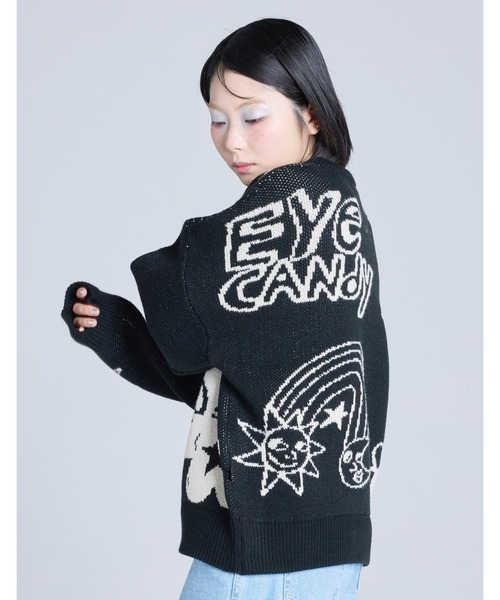 Little sunny bite(リトルサニーバイト)の「【8】【it】【Little Sunny Bite】little sunny bite x Humberto Cruz knit top(ニット/セーター・レディース・ブラック/アイボリー/ピンク・MEDIUM/SMALL)」の15枚目の写真