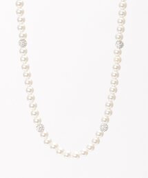 ikka | 4パヴェボールスライドネックレス(ネックレス)