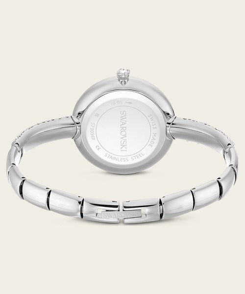 SWAROVSKI(スワロフスキー)の「【公式】【スワロフスキー】Sublima bangle ウォッチ, スイス製, メタルブレスレット, シルバー系, ステンレス鋼(アナログ腕時計・レディース・シルバー系・ONE SIZE)」の4枚目の写真