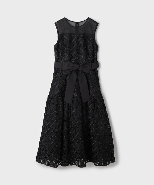 GRACE CONTINENTAL（グレースコンチネンタル）の「コード刺繍ワンピース（ワンピース・レディース・ブラック/ホワイト・34/36/38）」の14枚目の写真