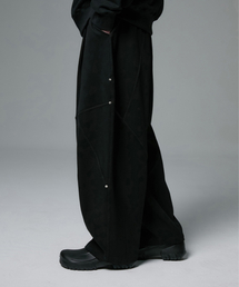 crump | オブリークディープタックスウェットパンツ[ブラック](スウェットパンツ)