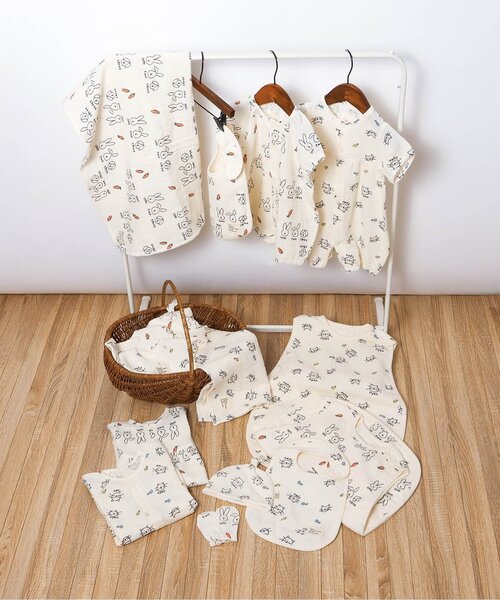 BREEZE(ブリーズ)の「ねこ・うさぎガーゼコンビ肌着(肌着・キッズ・オレンジ/ブルー・70/60)」の11枚目の写真