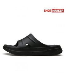 SHOEMARKER（シューマーカー）の「ウェバーエネルギーS 足に優しいリカバリースライド (0089038) WV22011 BK（サンダル）」