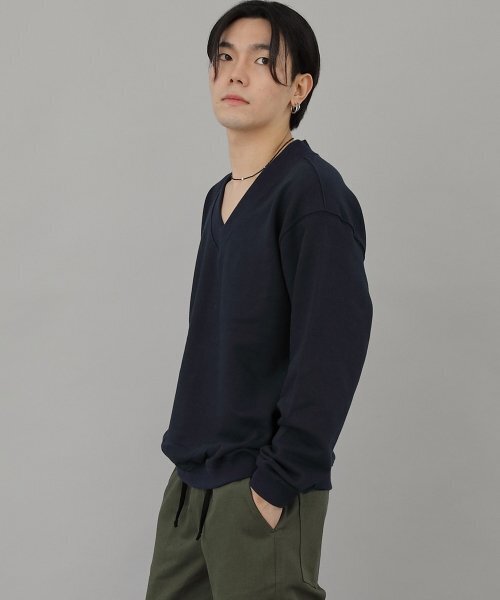 SAINTCREW(セントクルー)の「ボールドVネックスウェットシャツ BVN-801 ネイビー(スウェット・レディース・その他・MEDIUM/LARGE)」の4枚目の写真