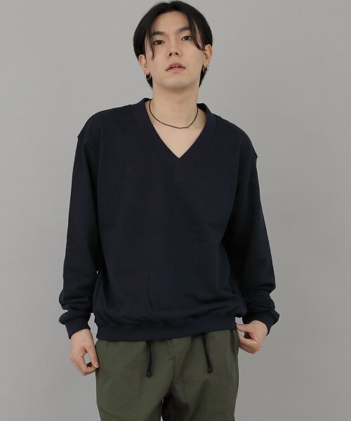 SAINTCREW(セントクルー)の「ボールドVネックスウェットシャツ BVN-801 ネイビー(スウェット・レディース・その他・MEDIUM/LARGE)」の5枚目の写真