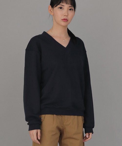 SAINTCREW(セントクルー)の「ボールドVネックスウェットシャツ BVN-801 ネイビー(スウェット・レディース・その他・MEDIUM/LARGE)」の6枚目の写真