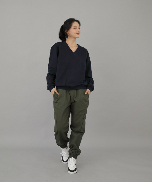SAINTCREW(セントクルー)の「ボールドVネックスウェットシャツ BVN-801 ネイビー(スウェット・レディース・その他・MEDIUM/LARGE)」の9枚目の写真