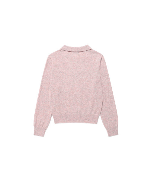 REORG（リオルグ）の「EOT SOFT BUTTON COLLAR KNIT PINKY BERRY（ニット/セーター・レディース・その他・FREE）」の6枚目の写真