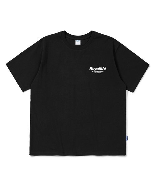 ROYALLIFE(ロイヤルライフ)の「ビー ザ フレンズ バンパルティ (RL701 BE THE FRIENDS TEE) - BLACK(Tシャツ/カットソー・レディース・ブラック・MEDIUM/SMALL/LARGE/XX-LARGE)」の2枚目の写真