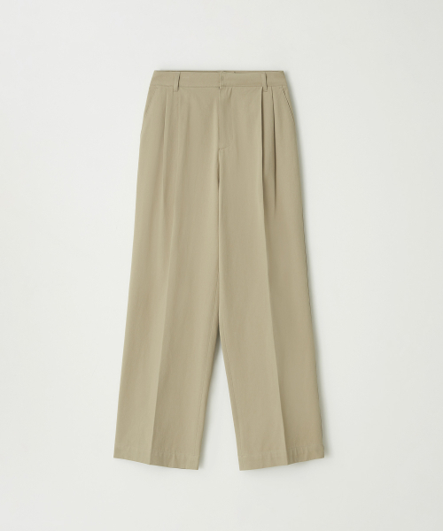 BUT'TON(ボッタン)の「Classic Twotuck Pants (Beige)(その他パンツ・レディース・その他・MEDIUM/SMALL)」の2枚目の写真