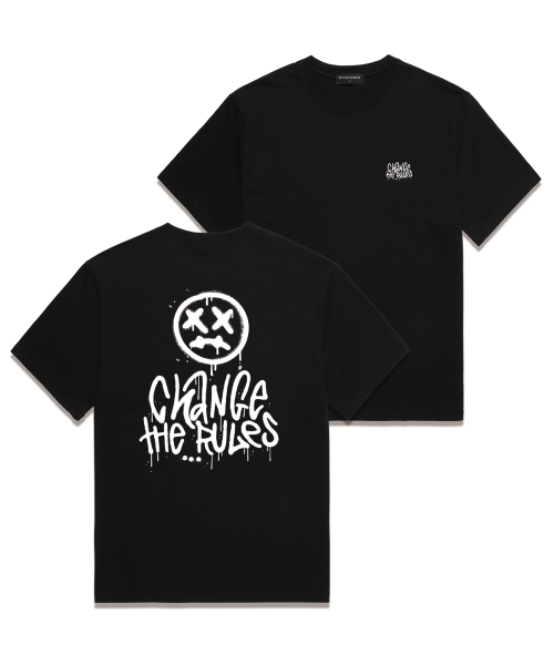 OUSE(オウズ)の「CHANGE THE RULES 半袖Tシャツ (DS026) ブラック(Tシャツ/カットソー・レディース・その他・SMALL/MEDIUM/LARGE/X-LARGE/XX-LARGE)」の1枚目の写真