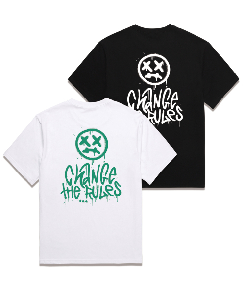 OUSE(オウズ)の「CHANGE THE RULES 半袖Tシャツ (DS026) ブラック(Tシャツ/カットソー・レディース・その他・SMALL/MEDIUM/LARGE/X-LARGE/XX-LARGE)」の4枚目の写真