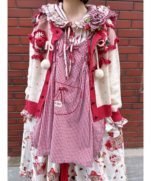 PINK HOUSE フード付きギンガムチェックシャツ snc ピンクハウス