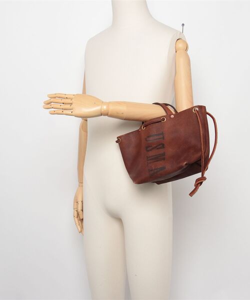 vasco（ヴァスコ）の「vasco ヴァスコ LEATHER MAIL PURSE BAG-SMALL レザー ポストマンバッグ 巾着バッグ（トートバッグ・メンズ・キャメル・FREE）」の5枚目の写真