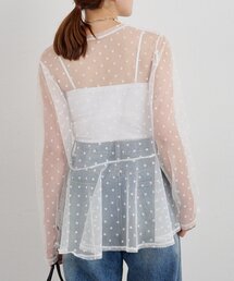 SHENERY | ドットチュールブラウス(シャツ/ブラウス)