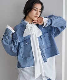 SHENERY | デニムオーバーショートシャツ(シャツ/ブラウス)