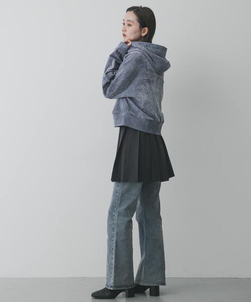 SENSE OF PLACE by URBAN RESEARCH（センスオブプレイスバイアーバンリサーチ）の「ベロアジップフーディ（パーカー・レディース・ブルー/チャコールグレー/ベージュ・ONE）」の20枚目の写真
