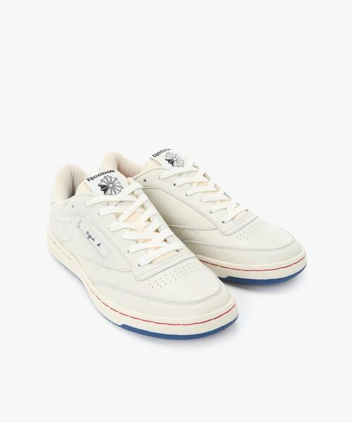 agnes b.(アニエスベー)の「agnes b. x Reebok メンズ リーボック CLUB C 85 VINTAGE(スニーカー・メンズ・マルチ・9.5/7.5/10.5/8.5/9/8/11.5)」の1枚目の写真