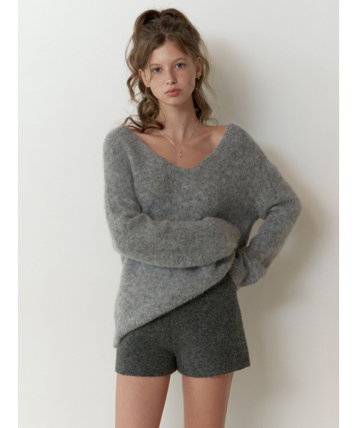 RE_L(リエル)の「Bubb overfit v knit (gray)(ニット/セーター・レディース・その他・FREE)」の3枚目の写真