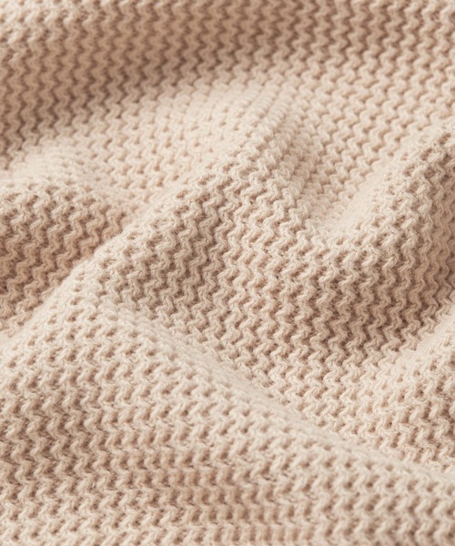 G-STAR（ジースター）の「Serrated Knitted Skipper/ワンポイントハーフジップコットンニットセーター（ニット/セーター・メンズ・ベージュ系その他/レッド系その他・LARGE/MEDIUM/SMALL）」の7枚目の写真