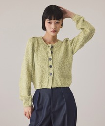 パフスリーブ」に該当するカーディガン/ボレロ（長袖）ファッション
