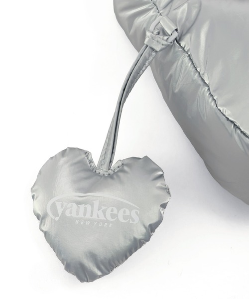 MLB Korea(エムエルビーコリア)の「【MLB KOREA/エムエルビーコリア】Basic Sportive Stitch Mini Hobo Bag /ベーシック スポーティー ステッチ ミニ ホーボーバッグ(ハンドバッグ・レディース・ブラック/シルバー/ライトピンク・FREE)」の11枚目の写真