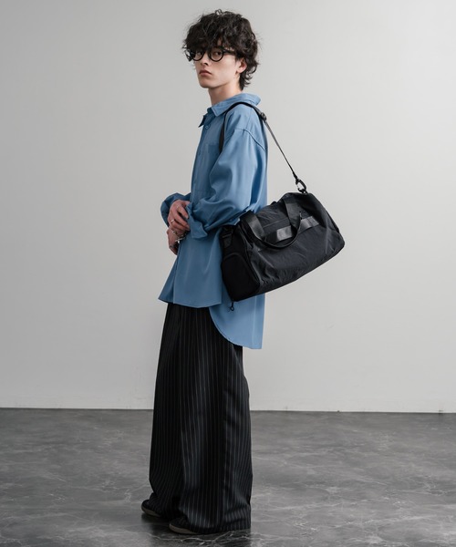 Rocky Monroe(ロッキーモンロー)の「2WAY ナイロンボストンバッグ/ショルダーバッグ/トラベルバッグ(ボストンバッグ・メンズ・ブラック/ピンク/グリーン/ブルー/カーキ・FREE)」の12枚目の写真