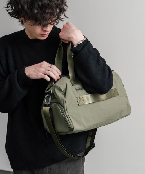 Rocky Monroe(ロッキーモンロー)の「2WAY ナイロンボストンバッグ/ショルダーバッグ/トラベルバッグ(ボストンバッグ・メンズ・ブラック/ピンク/グリーン/ブルー/カーキ・FREE)」の21枚目の写真