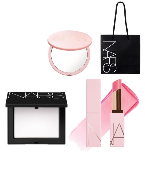 NARS（ナーズ）の「【数量限定】ライトリフレクティングセッティングパウダー　プレスト　N＋アフターグローリップバームＮ＋オリジナルミラー＋ショッパー（コスメキット/ギフトセット・レディース・888　DOLCE VITA/777　ORGASM・FREE）」の2枚目の写真