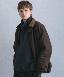 +phenix | 【WEB・直営店限定】+phenix(プラスフェニックス)WOOL-LIKE PADDED BLOUSON ウールライク パデッド ブルゾン(ブルゾン)