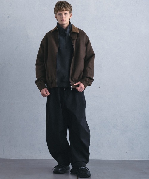 +phenix(プラスフェニックス)の「【WEB・直営店限定】+phenix(プラスフェニックス)WOOL-LIKE PADDED BLOUSON ウールライク パデッド ブルゾン(ブルゾン・メンズ・グレー/ブラウン・M/L)」の16枚目の写真