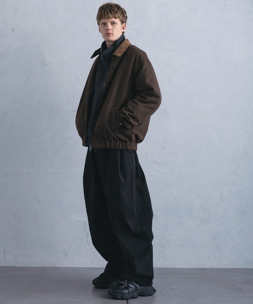+phenix(プラスフェニックス)の「【WEB・直営店限定】+phenix(プラスフェニックス)WOOL-LIKE PADDED BLOUSON ウールライク パデッド ブルゾン(ブルゾン・メンズ・グレー/ブラウン・M/L)」の17枚目の写真