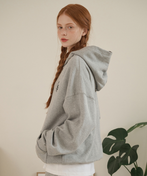 LOSSYROW(ロッシロー)の「L&R signature hood Gray(パーカー・レディース・グレー・FREE)」の1枚目の写真