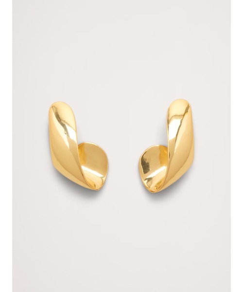 Banana Republic（バナナリパブリック）の「リボン ダングル ピアス（ピアス（両耳用）・レディース・ゴールド/シルバー・ONE SIZE）」の2枚目の写真