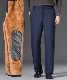 NEW GENTLEMAN（ニュージェントルマン）の「ラッフルズ 裏ボア ホットスラックス　暖パン（スラックス）」