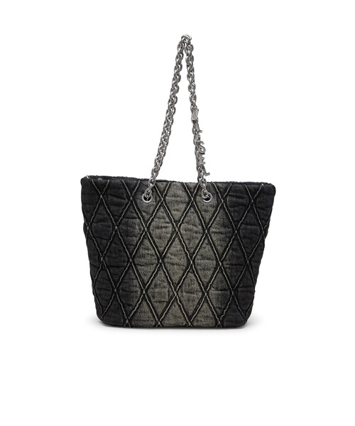 DIESEL(ディーゼル)の「ウィメンズ ショッパーバッグ M CHARM-D SHOPPER M(トートバッグ・レディース・ブラック・UNI)」の5枚目の写真