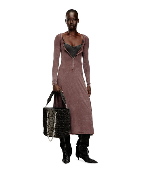 DIESEL(ディーゼル)の「ウィメンズ ショッパーバッグ M CHARM-D SHOPPER M(トートバッグ・レディース・ブラック・UNI)」の7枚目の写真