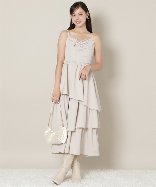 WILLSELECTION（ウィルセレクション）の「【New Year's Item】ティアードキャミワンピース（ワンピース・レディース・ブラウン系その他/ピンク/ベージュ/ミント・FREE）」の16枚目の写真