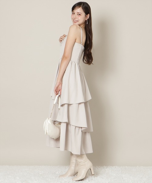 WILLSELECTION（ウィルセレクション）の「【New Year's Item】ティアードキャミワンピース（ワンピース・レディース・ブラウン系その他/ピンク/ベージュ/ミント・FREE）」の17枚目の写真