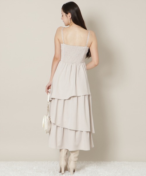 WILLSELECTION（ウィルセレクション）の「【New Year's Item】ティアードキャミワンピース（ワンピース・レディース・ブラウン系その他/ピンク/ベージュ/ミント・FREE）」の18枚目の写真