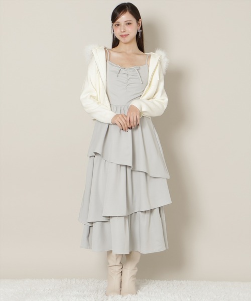 WILLSELECTION（ウィルセレクション）の「【New Year's Item】ティアードキャミワンピース（ワンピース・レディース・ブラウン系その他/ピンク/ベージュ/ミント・FREE）」の22枚目の写真