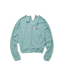 Express Holiday（エクスプレスホリデー）の「エンブレイスパッチカーディガン_ミント（カーディガン/ボレロ）」