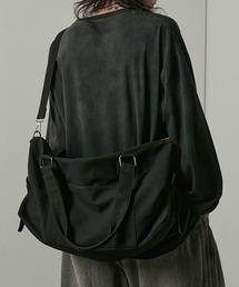 Alfred Alex（アルフレッドアレックス）の「【Alfred Alex】ヴィンテージライク 2WAY ビッグ ショルダー ボストンバッグ（ボストンバッグ）」