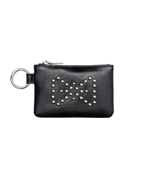 AMESWORLDWIDE（アメスワールドワイド）の「[DISNEY] MARIE RIBBON WALLET POUCH BLACK（札入れ/マネークリップ）」