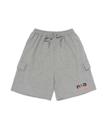 アメリカンロゴカーゴバミューダショートパンツ(グレー)